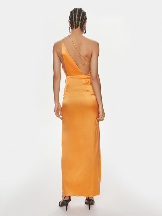 Patrizia Pepe Patrizia Pepe Večerní šaty 2A2683/A644-R824 Oranžová Regular Fit