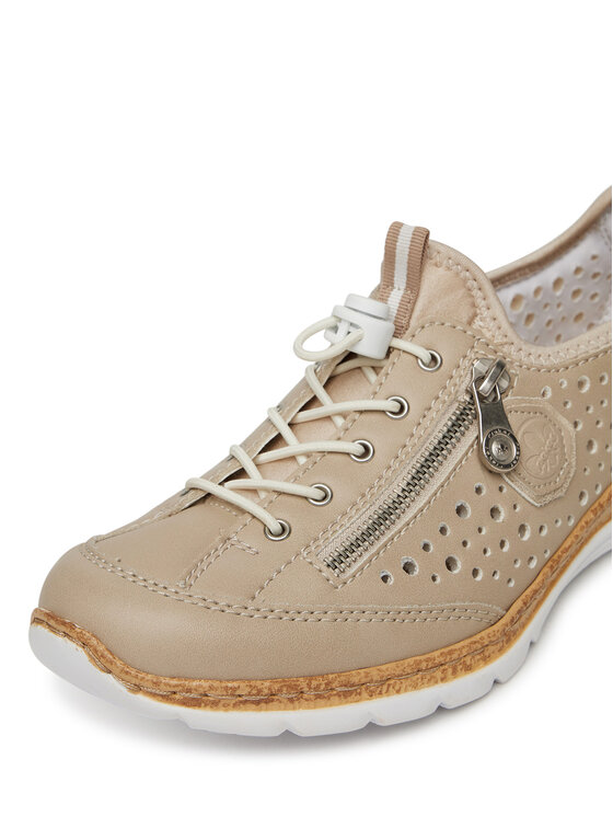 Rieker Rieker Sneakersy N42P6-62 Beżowy