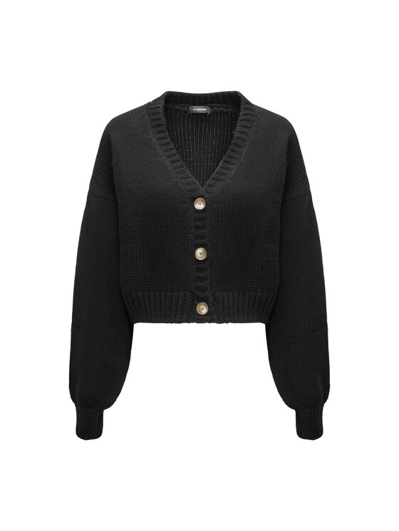La Mania La Mania Maglione MERINO 2 Nero Classic Fit