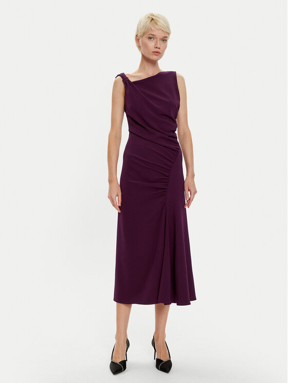 Imperial Imperial Cocktail obleka AFATIKP Vijolična Slim Fit