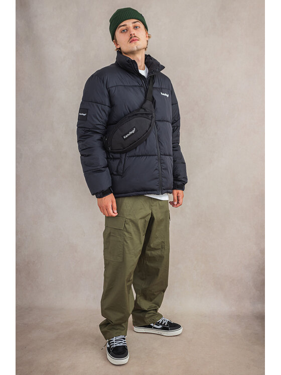 Kamuflage Kamuflage Kurtka zimowa Puff Mini Logo Czarny Regular Fit