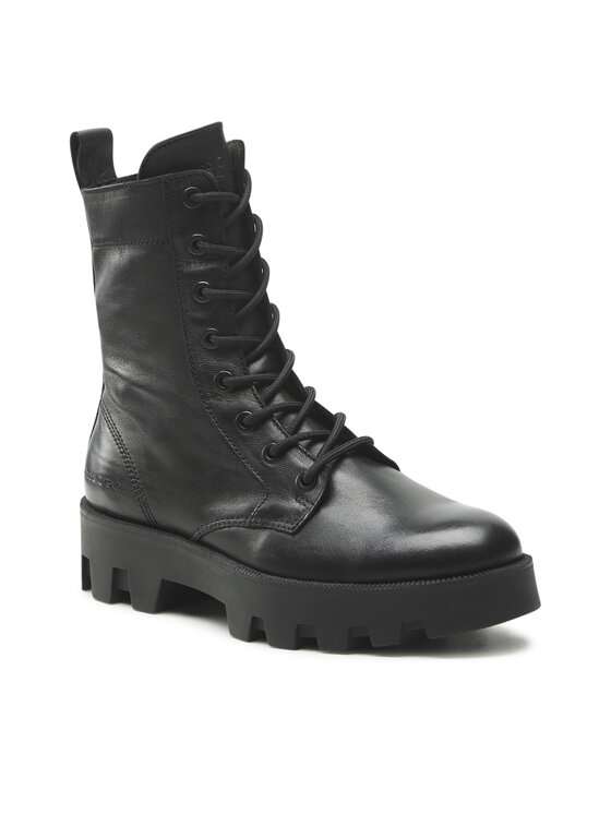Marc O`Polo Botine 207 16276301 105 Negru La Reducere si Transport Gratuit Biker boots 2023-11-29