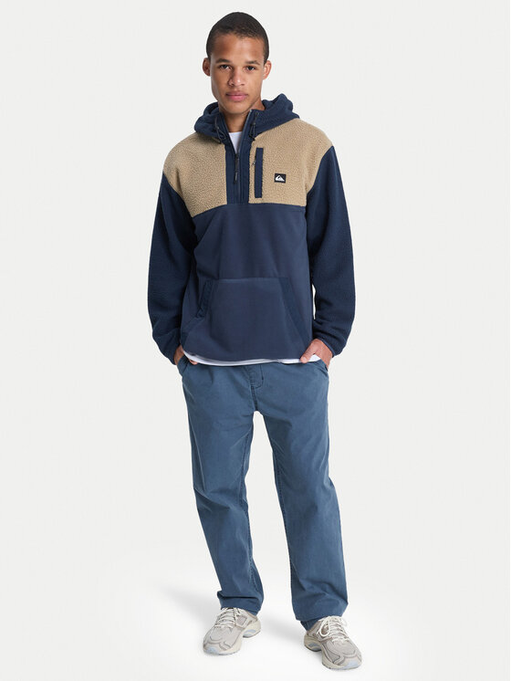 Quiksilver Quiksilver Jaka Polar Ocean View Mix Up EQYPF03073 Tumši zils Comfort Fit