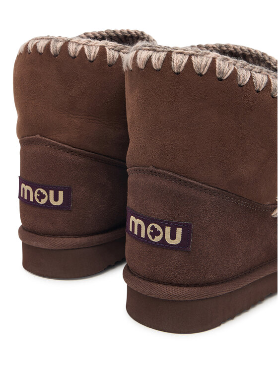 Mou Mou Μπότες Χιονιού Eskimo Scoubidou FW101124A Σκούρο καφέ