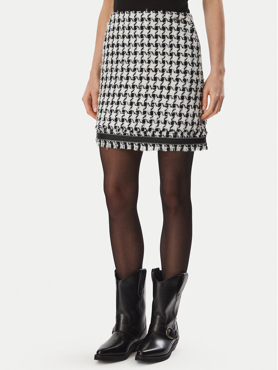 KARL LAGERFELD KARL LAGERFELD Mini sukňa B4W12013 Čierna Regular Fit