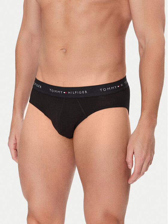 Tommy Hilfiger Tommy Hilfiger Souprava slipů UM0UM03471 Černá