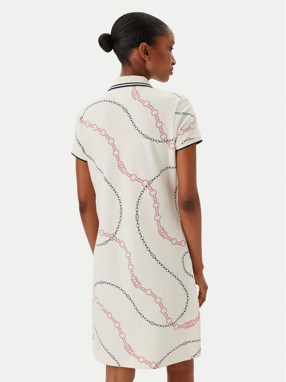 Tommy Hilfiger Tommy Hilfiger Rochie de zi WW0WW45532 Bej Regular Fit