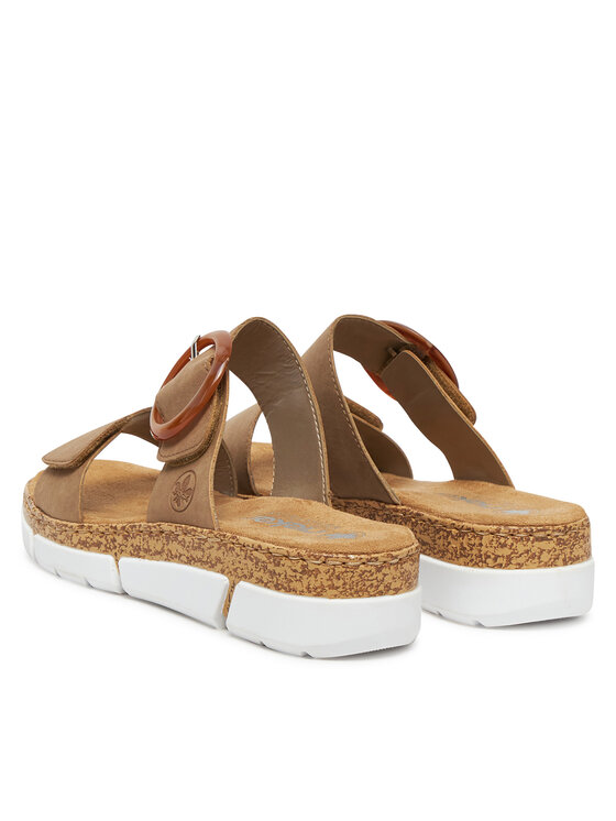 Rieker Rieker Ciabatte V2392-62 Beige