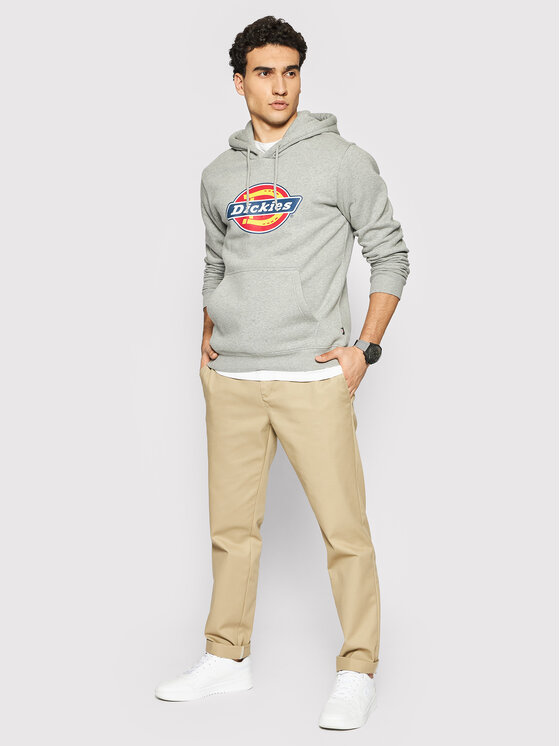 Dickies Dickies Суитшърт Icon Logo DK0A4XCBGYM Сив Regular Fit