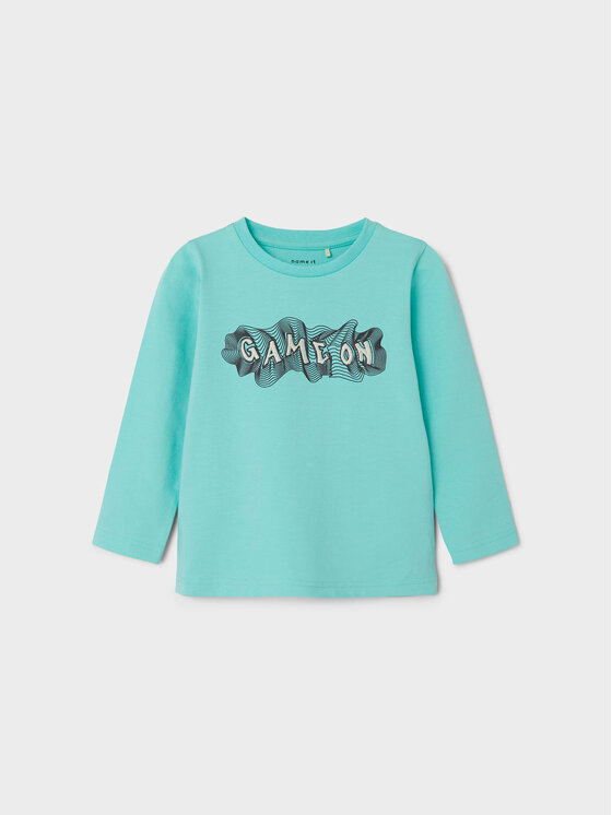 NAME IT NAME IT Bluse Buggur 13226400 Türkisfarben Regular Fit