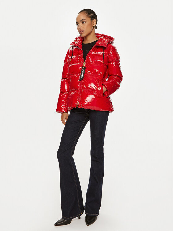 PINKO PINKO Winterjacke Eleodoro 101597 A11K Rot Regular Fit