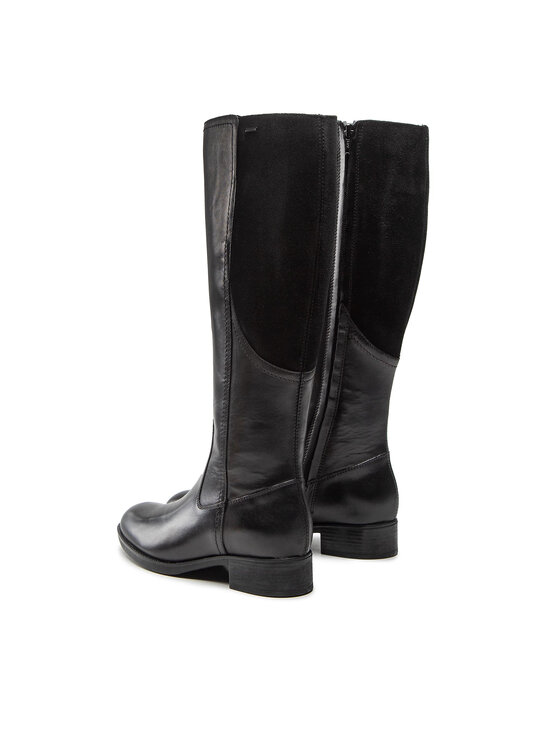 Geox Geox Kozačky ve vojenském stylu D Felicity Np Abx D D26BLD 04322 C9999 Černá