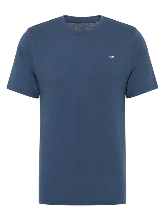Mustang Mustang T-Shirt Style Alex Granatowy Regular Fit
