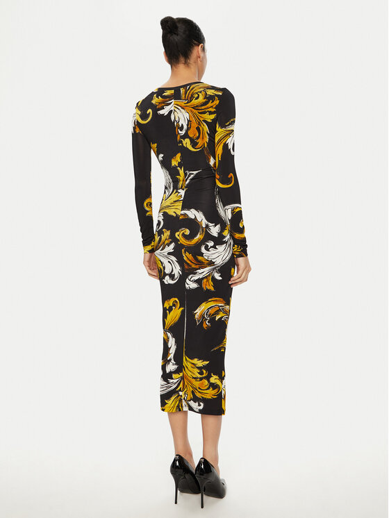 Versace Jeans Couture Versace Jeans Couture Vsakodnevna obleka 78HAO920 JS471 Črna Regular Fit