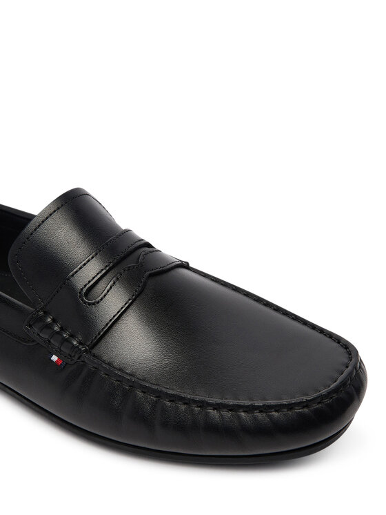 Tommy Hilfiger Tommy Hilfiger Mokasíny Core Hilfiger Leather Driver FM0FM05790 Čierna
