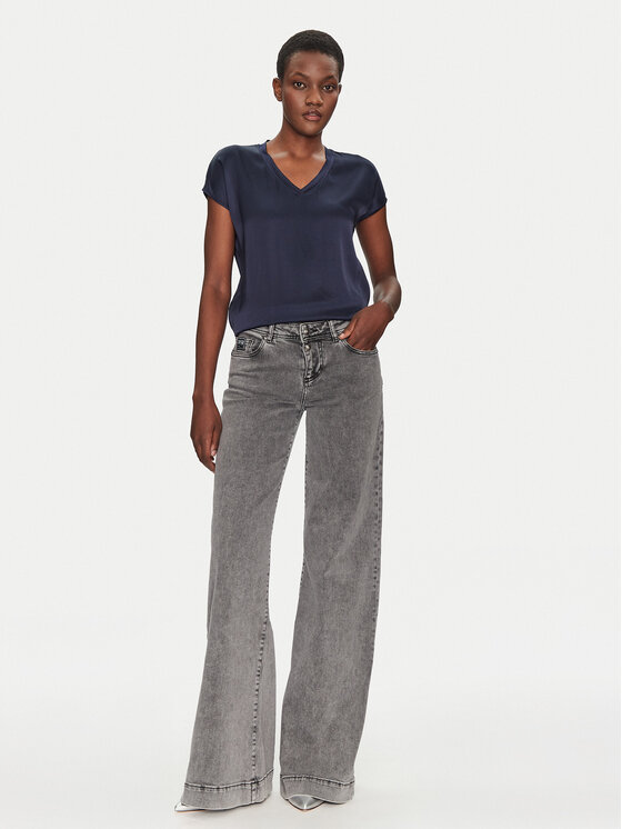 ViCOLO ViCOLO Majica TD0009 Tamnoplava Relaxed Fit