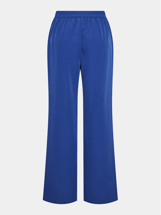Pieces Pieces Hlače iz tkanine Bossy 17140744 Modra Loose Fit