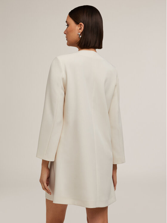 Motivi Motivi Cappotto 0063Q000563N002 Bianco Regular Fit