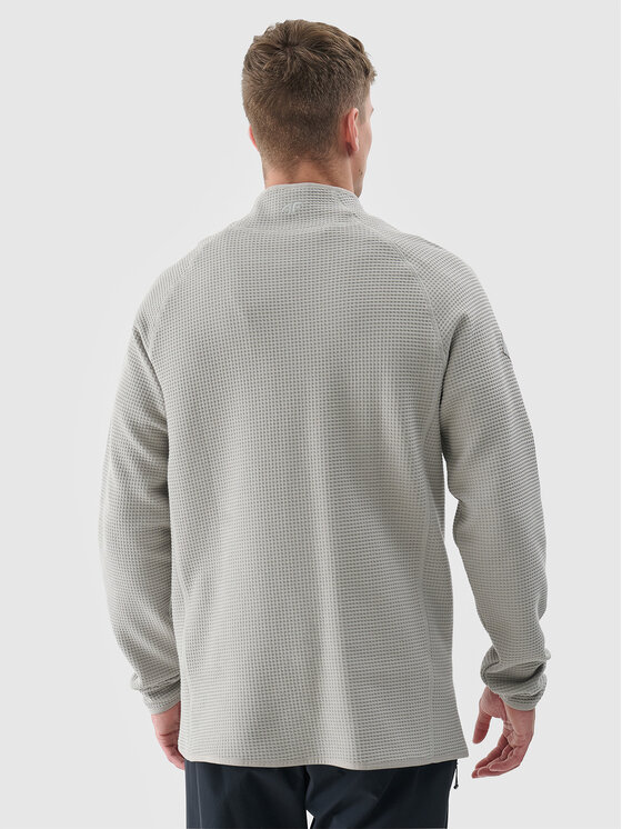4F 4F Bluza HALNY Szary jasny Regular Fit