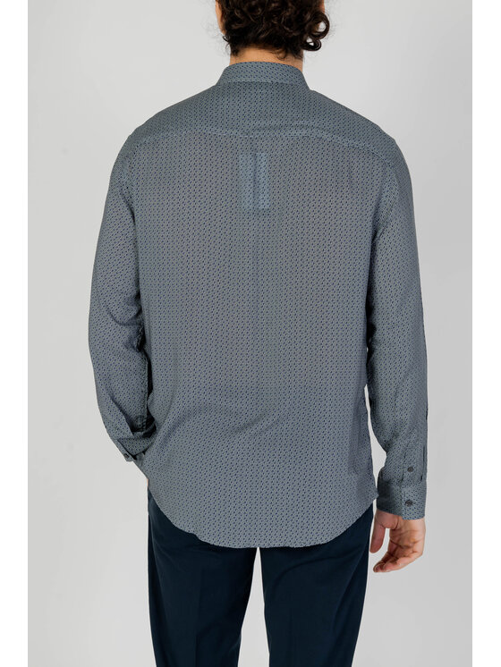 Armani Exchange Armani Exchange Koszula 3DZC48 ZNRNZ Szary Long Fit