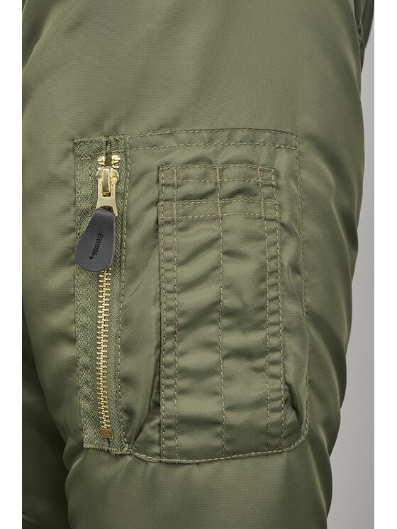 Brandit Brandit Kurtka bomber 3175.1.3XL Zielony Regular Fit