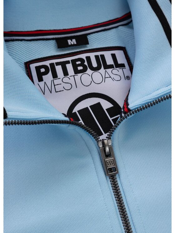 PITBULL PITBULL Bluza Bluza męska rozpinana Oldschool Tape Logo XL Niebieski Regular Fit