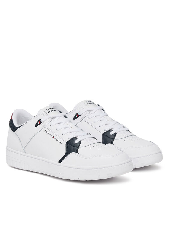 Tommy Hilfiger Tommy Hilfiger Tossud Th Basket Core Lite Lth Mix FM0FM05518 Valge