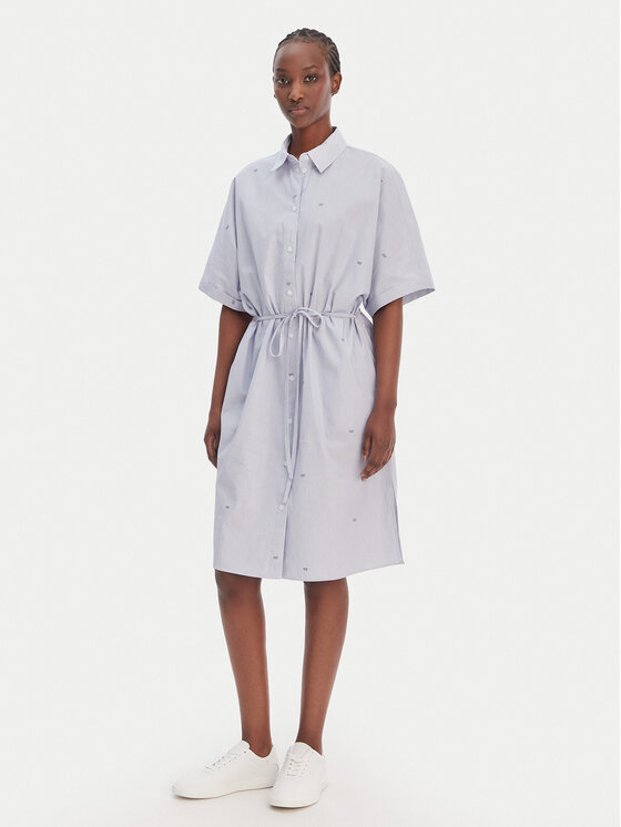 JOOP! Jeans JOOP! Jeans Рокля тип риза Davinia 30102171 Син Regular Fit