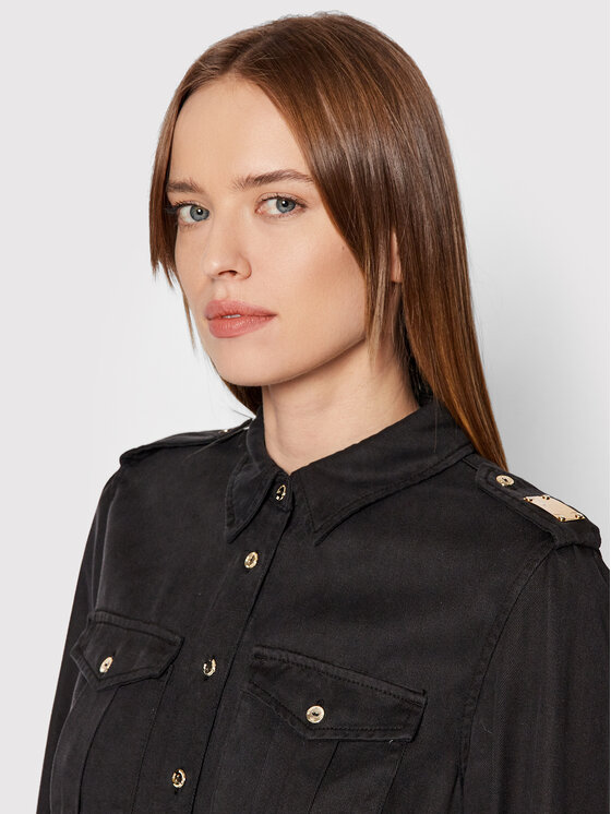 Vestito chemisier AJ-27D-21E2-V330 Nero Regular