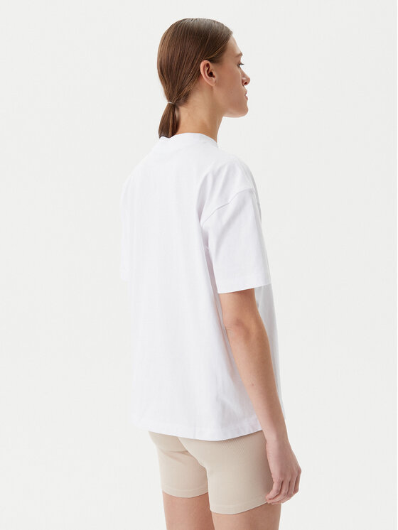 Calvin Klein Jeans Calvin Klein Jeans Póló Placed Institutional J20J225539 Fehér Relaxed Fit