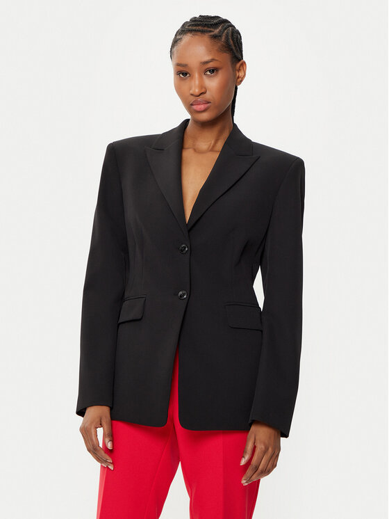 HUGO HUGO Sakoi Asmalla-1 50533901 Crna Slim Fit