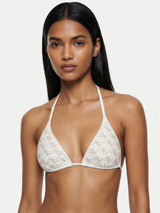 Guess Bikini partea de sus E6GJ24 KCUO2 Alb