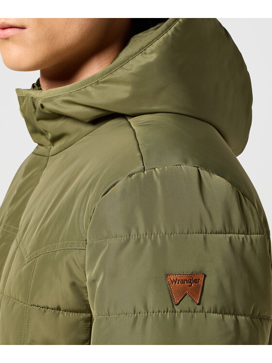 Wrangler Wrangler Kurtka puchowa 112357207 Zielony Regular Fit