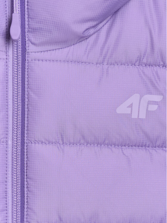 4F 4F Kamizelka OUTERWEAR Fioletowy Regular Fit