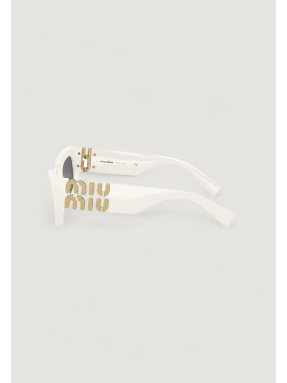 Miu Miu Miu Miu Occhiali da sole 0MU 09WS Bianco