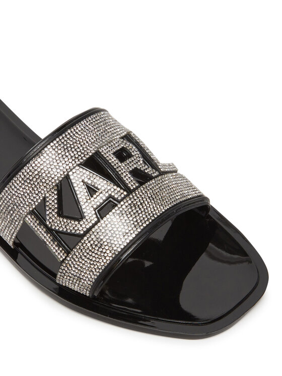 KARL LAGERFELD KARL LAGERFELD Παντόφλες Jelly III KL80005S Μαύρο