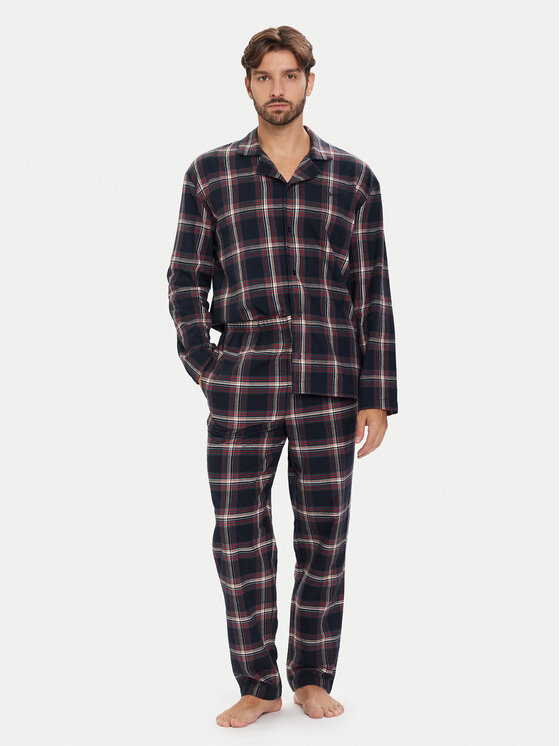 BOSS BOSS Pijama Holiday 50550756 Bleumarin Regular Fit