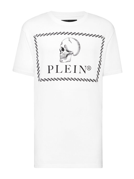 PHILIPP PLEIN PHILIPP PLEIN Tričko 7477 Biela Regular Fit