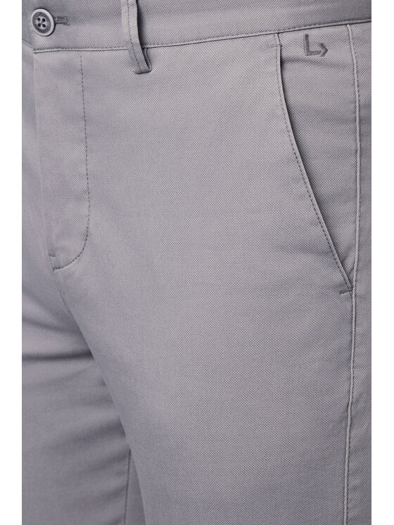 Lancerto Lancerto Chinosy Maroko SP082124000012 Szary Regular Fit