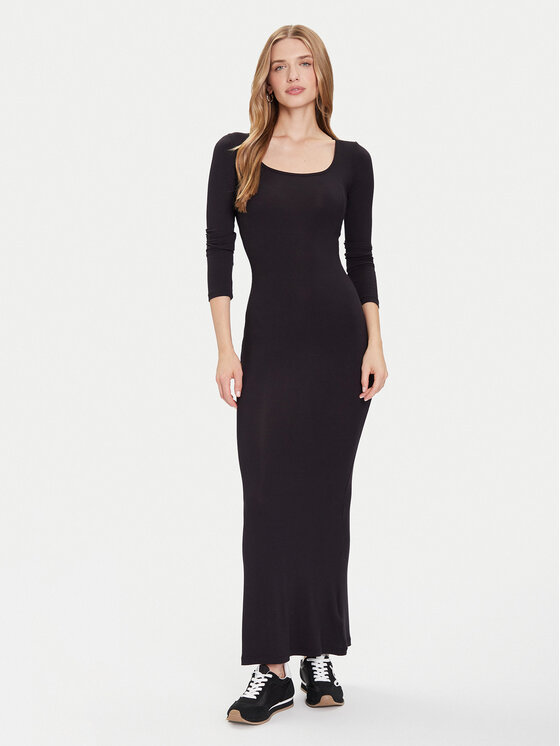 Guess Guess Ежедневна рокля O5BK03 KCDA2 Черен Slim Fit