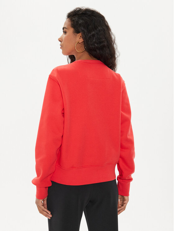 Guess Guess Felpa W2YQ16 KBA11 Rosso Regular Fit