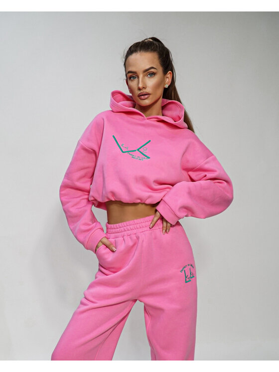 LilaLou LilaLou Dres Michos Różowy Regular Fit