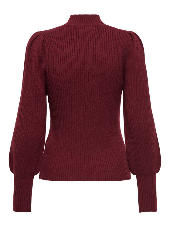 ONLY ONLY Πουλόβερ Katia 15232494 Μπορντό Regular Fit