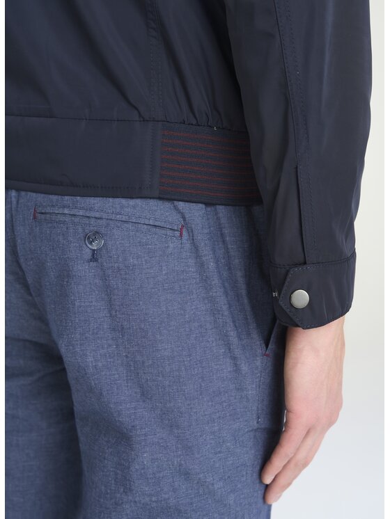 Pako Lorente Pako Lorente Kurtka bomber P24SF-5X-001 Granatowy Classic Fit