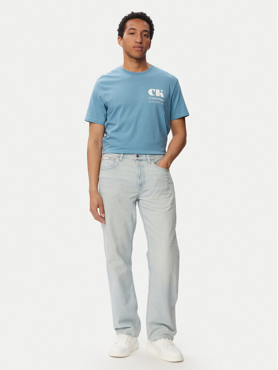 Calvin Klein Jeans Calvin Klein Jeans Džinsai 90S LV04RG701G Šviesiai mėlyna Straight Fit