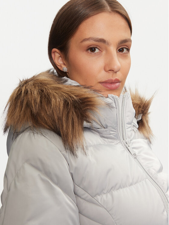 Guess Guess Pehelykabát New Olga W4BL40 WEX52 Szürke Regular Fit