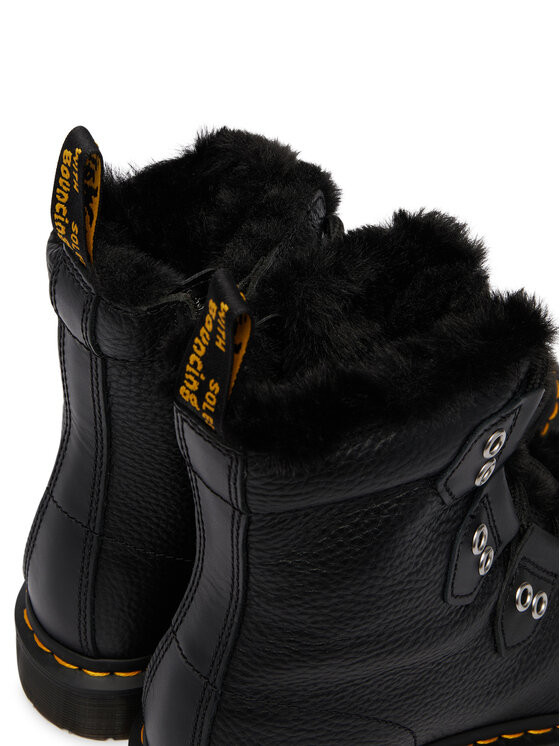 Dr. Martens Dr. Martens Черевики туристичні 1460 Faux Fur Lined DM31876001 Чорний