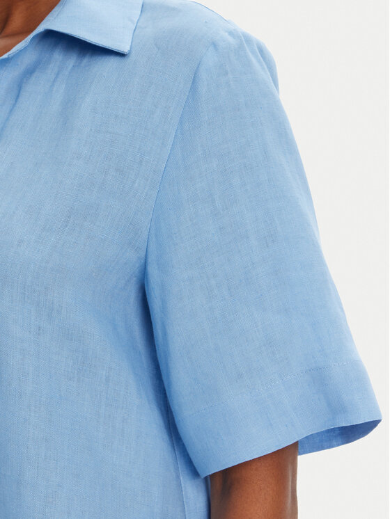 Marella Marella Bluse Nave 2515111032 Himmelblau Regular Fit