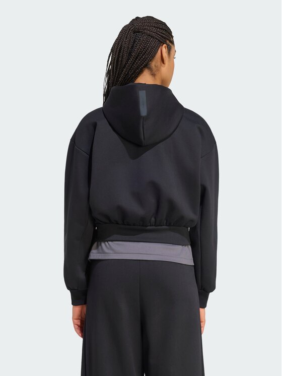adidas adidas Bluza 165611 Czarny Loose Fit