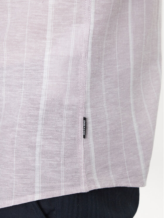 Only & Sons Only & Sons Košile 22025122 Šedá Slim Fit